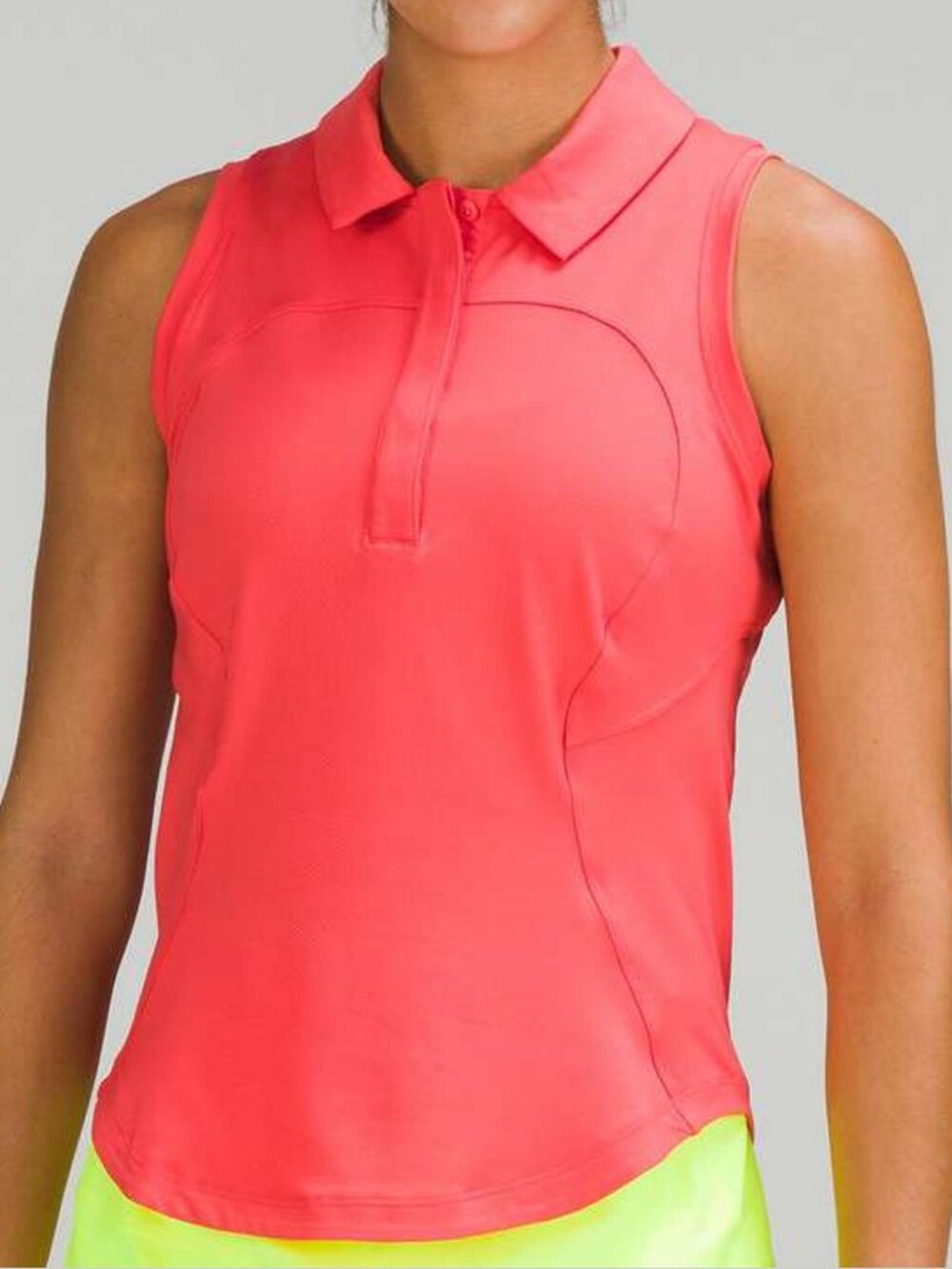 Lululemon Quick-Drying Sleeveless Polo, Pale Raspberry, size 10, NWT